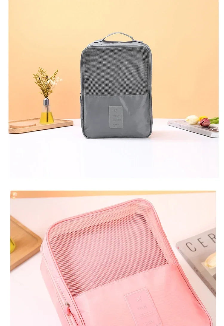 3 Layers Portable Travel Shoe Bag
