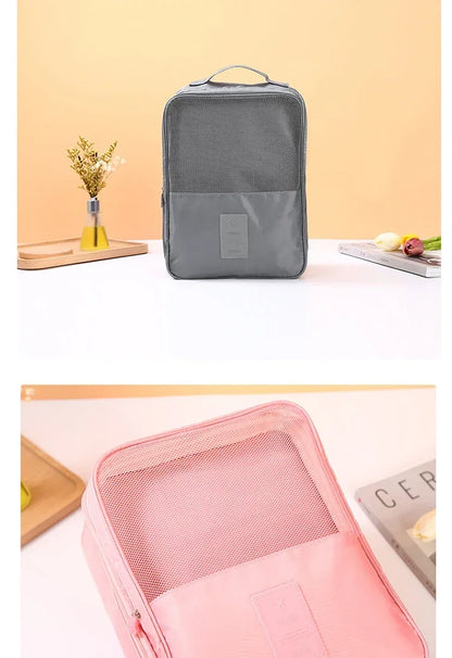 3 Layers Portable Travel Shoe Bag
