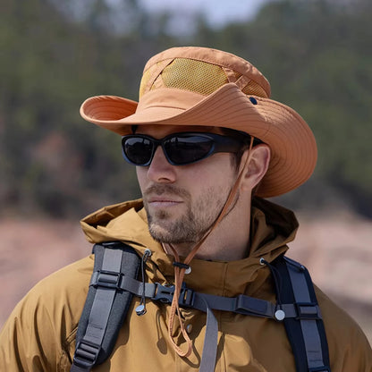 Men's Summer Spring and Autumn Outdoor Mountaineering Hat