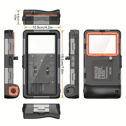 Waterproof Phone Case For iPhone Samsung 6.8" Phone - 50ft