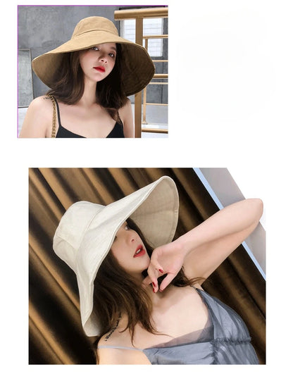 Japanese Sunshade Oversized Female Hat