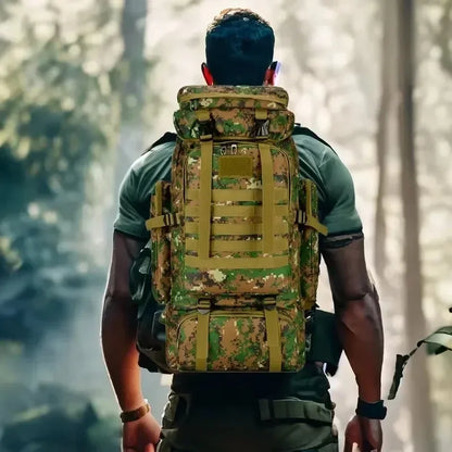 80L/100L Trekking Bag Large Capacity for Outdoors Hiking & Camping
