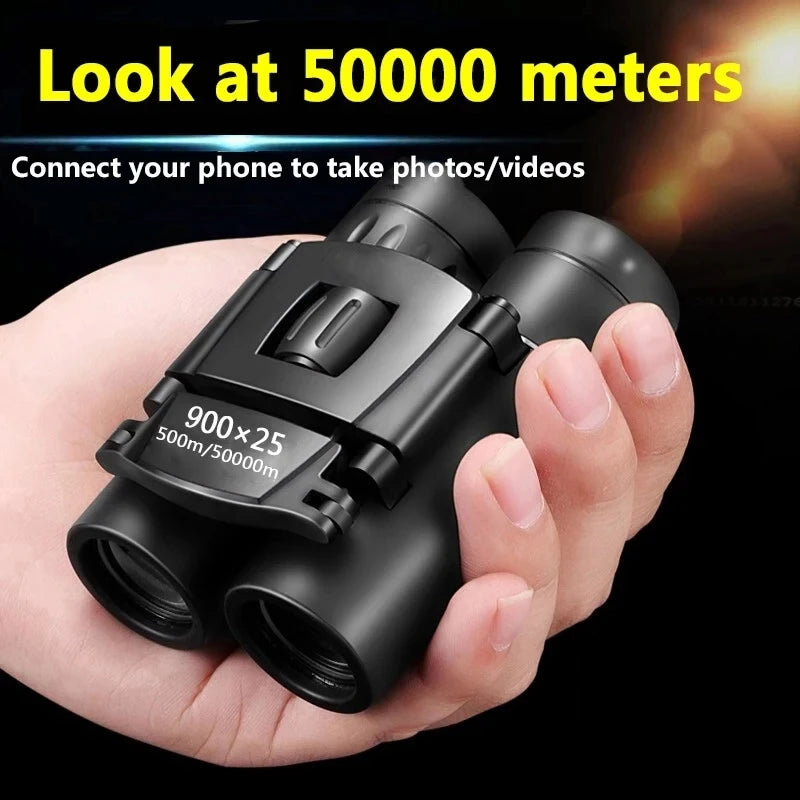900x25 HD Zoom Portable Powerful Binoculars Long Range BAK4