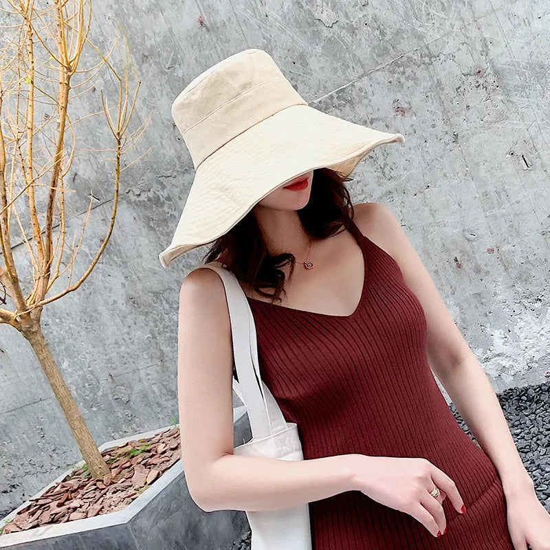 Japanese Sunshade Oversized Female Hat