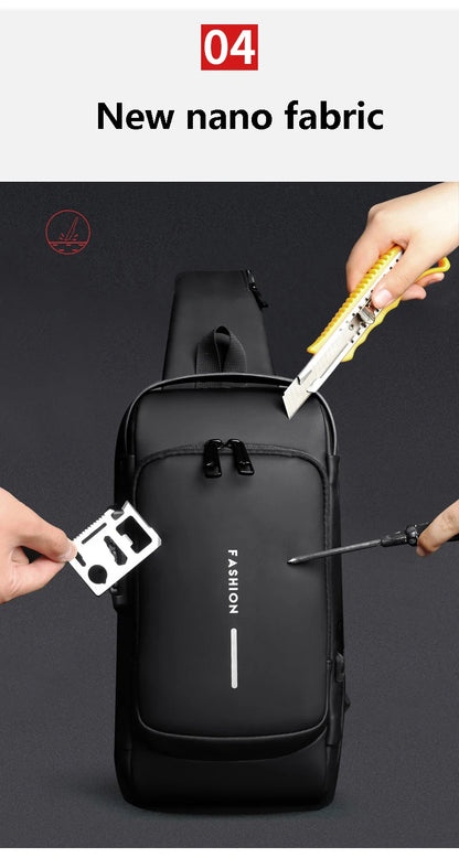 Anti-theft USB Shoulder Bag