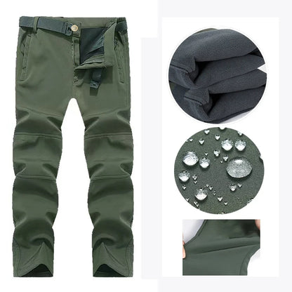 Men's Winter SoftShell Fleece Waterproof Jackets Male Hood Coats For Fishin/Hiking/Camping
