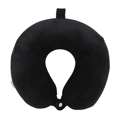 Polyester Solid Color Memory Foam Memory Pillow U-shaped Pillow Soft Comfortable Travel Neck Office Nap Pillow
