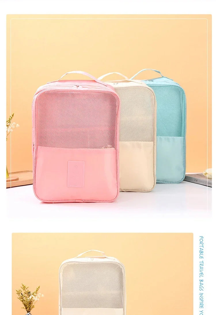 3 Layers Portable Travel Shoe Bag