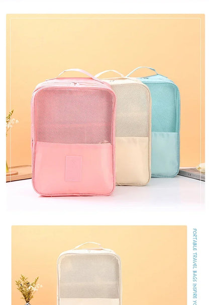 3 Layers Portable Travel Shoe Bag