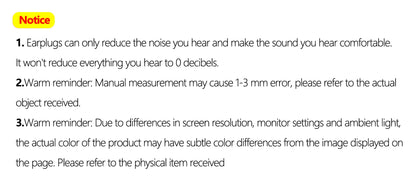 HUAK Ear Plugs for Noise Reduction – Super Soft
